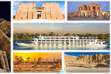 5 Day - 4 Night Nile Cruise Ship Sailing Between Luxor and Aswan Upper Egypt