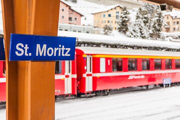Bernina Train & St. Moritz Private Tour from Milan by Car