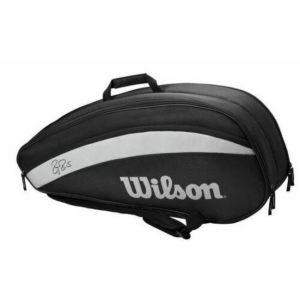 Wilson Roger Federer Team 6 Pack Bag | Black | Christy Sports