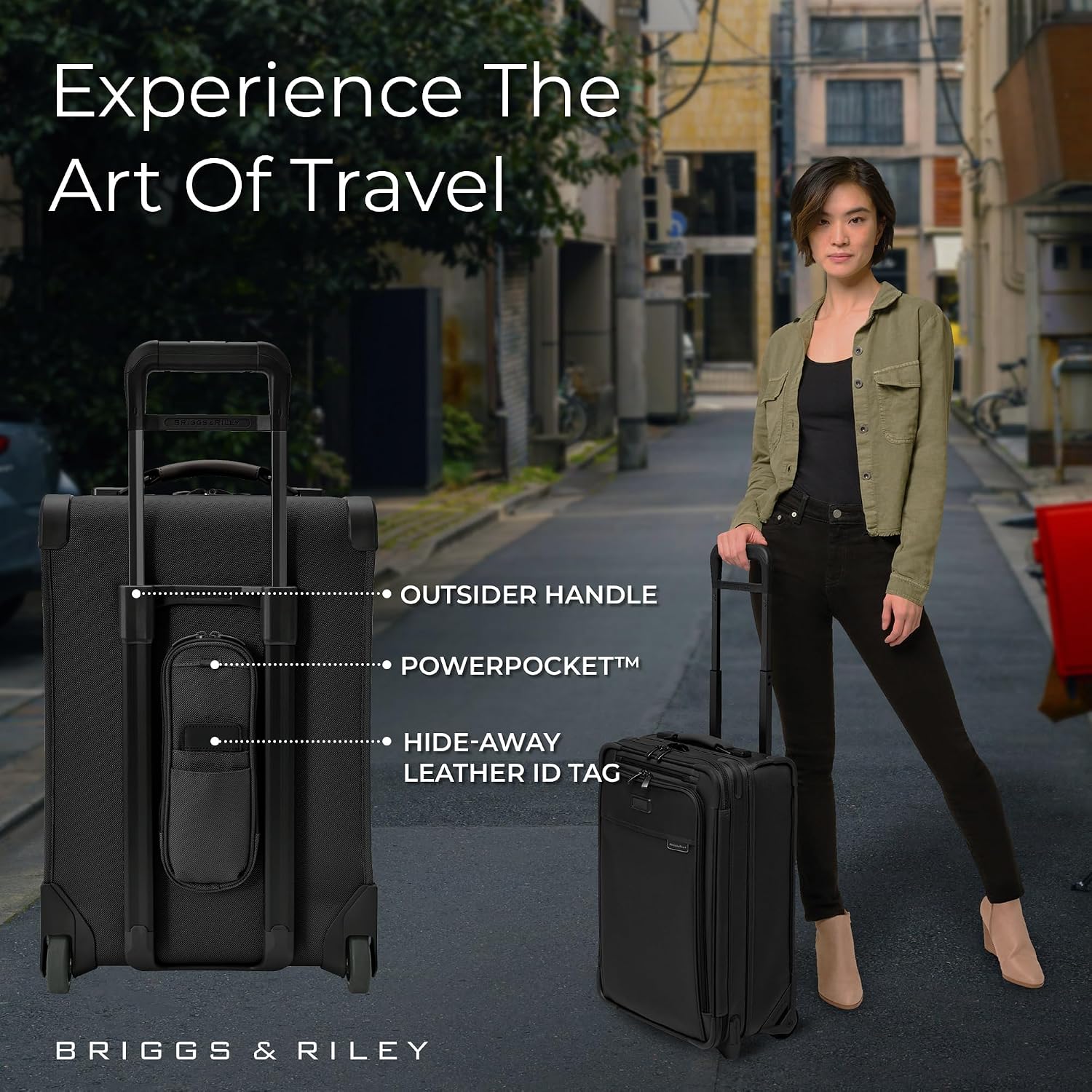 Briggs & Riley Baseline Essential 2-Wheel Softside Carry-On, Black - Image 4