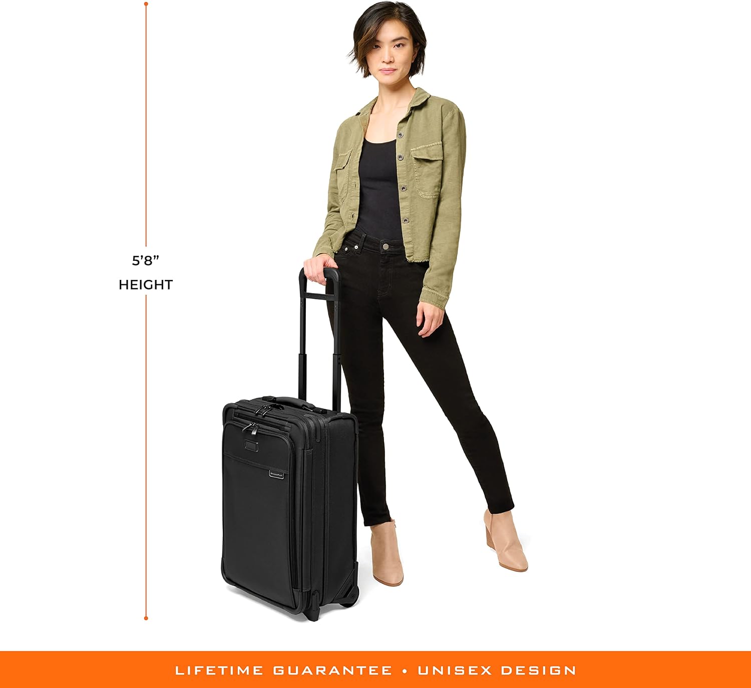 Briggs & Riley Baseline Essential 2-Wheel Softside Carry-On, Black - Image 13