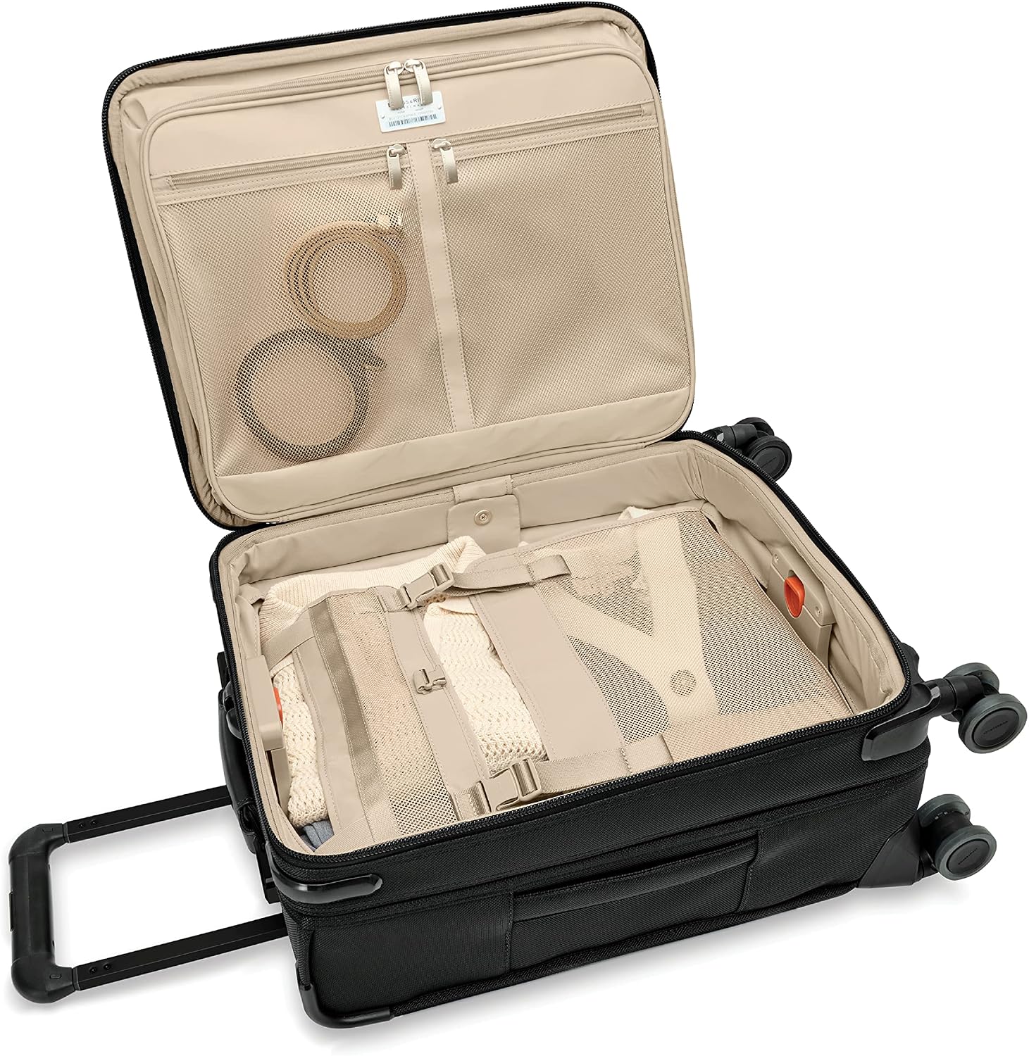 Briggs & Riley Baseline Global 21 Inch Softside Carry-On Spinner, Black - Image 13