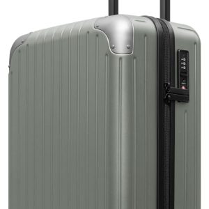 LEVEL8 Carry on Suitcase Airline Approved Hardside PC Luggage 20 inch Green